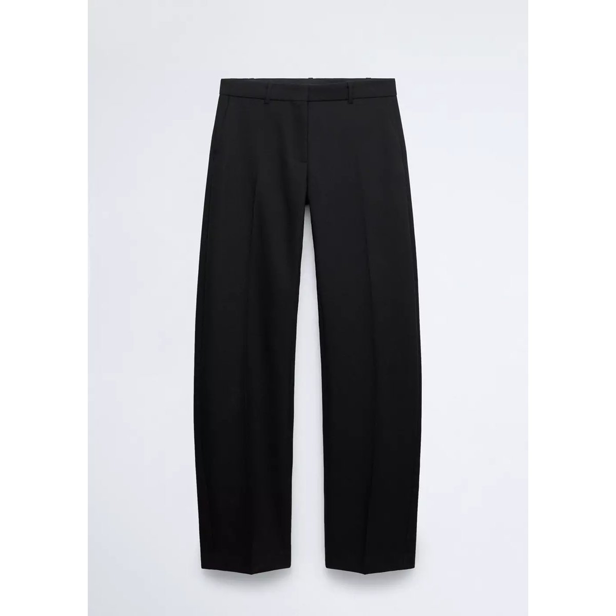 Pantalon costume 100 % laine noir, MANGO