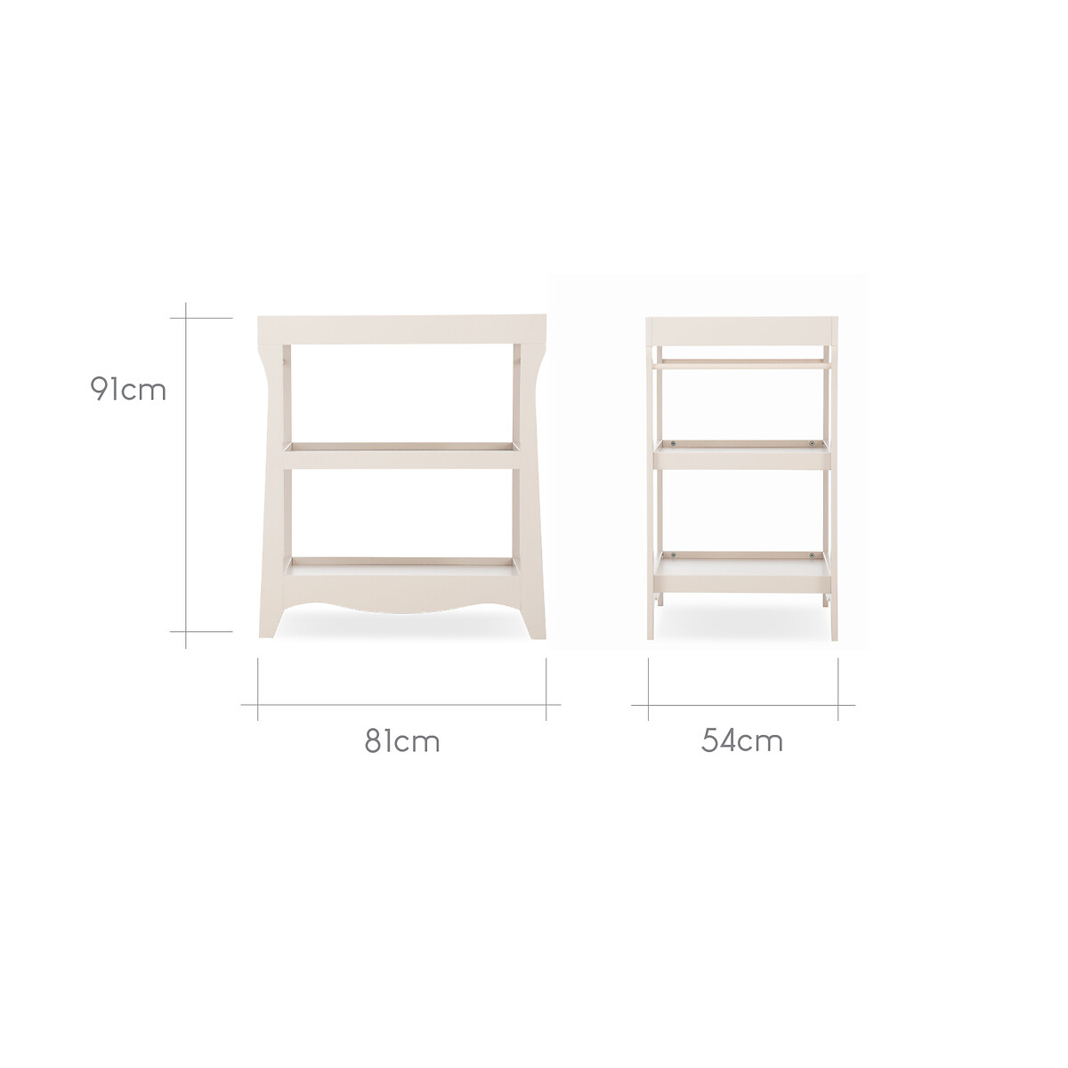 Clara Mini Changer Unit stone beige, CUDDLECO