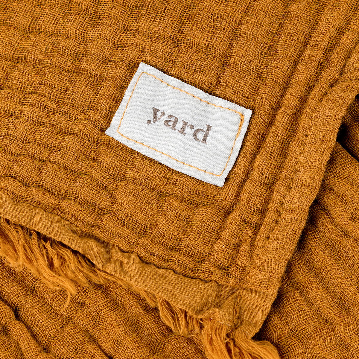 Lark Cotton Muslin Throw cumin, YARD