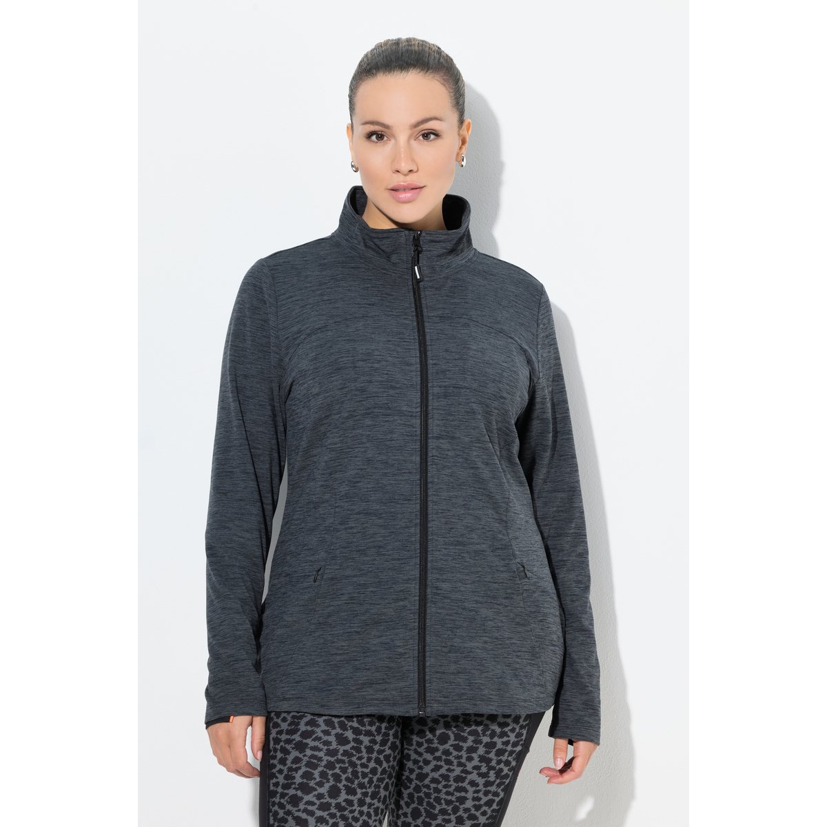 Veste en sweat technique noir, ULLA POPKEN