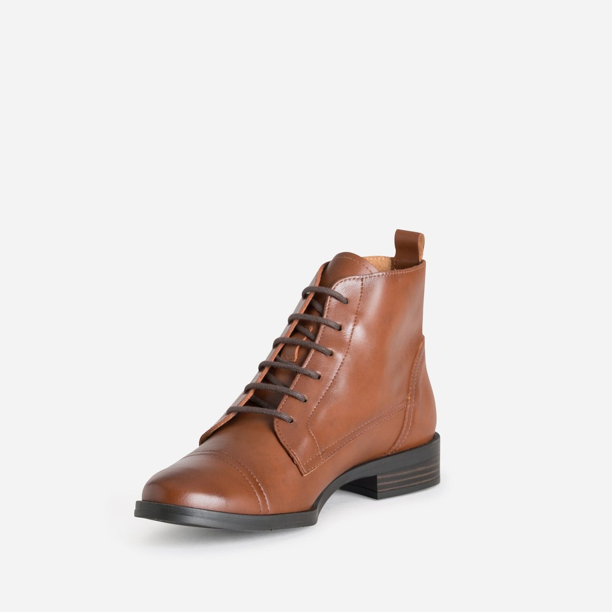 Boots en cuir BIBUA cognac, ERAM