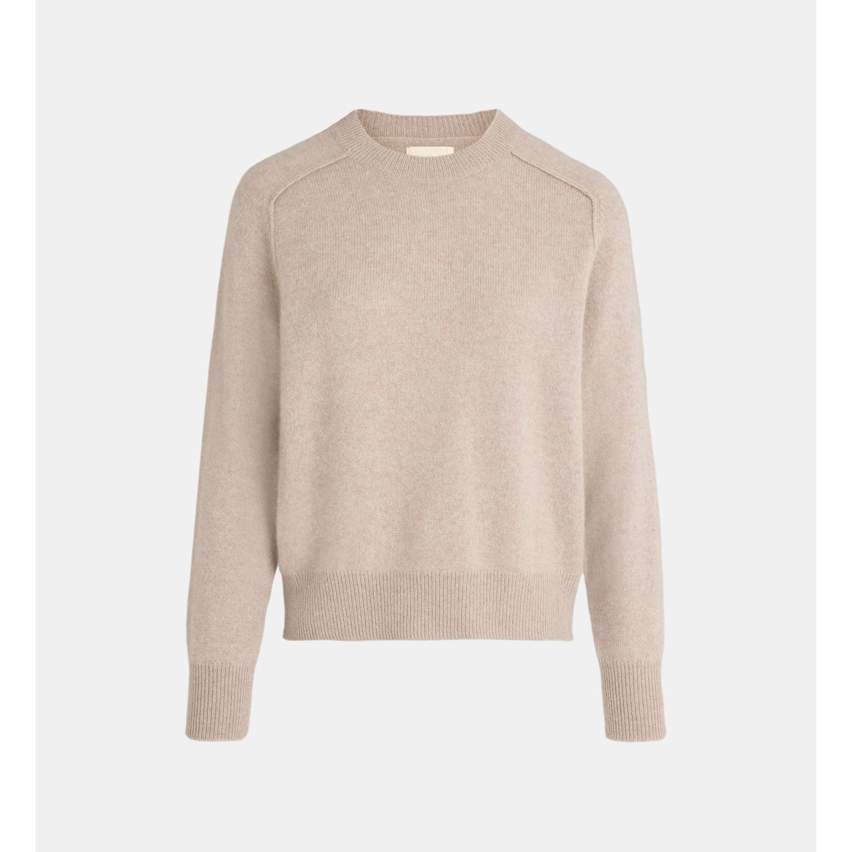 Pull droit oural cachemire taupe, JODHPUR