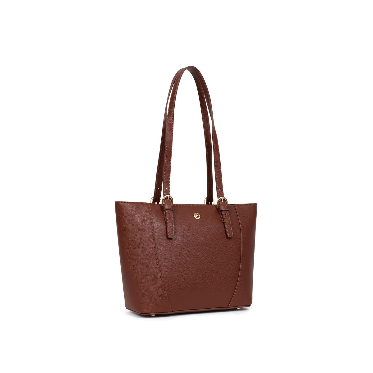 Sac cabas porté épaule AUDE marron, HEXAGONA