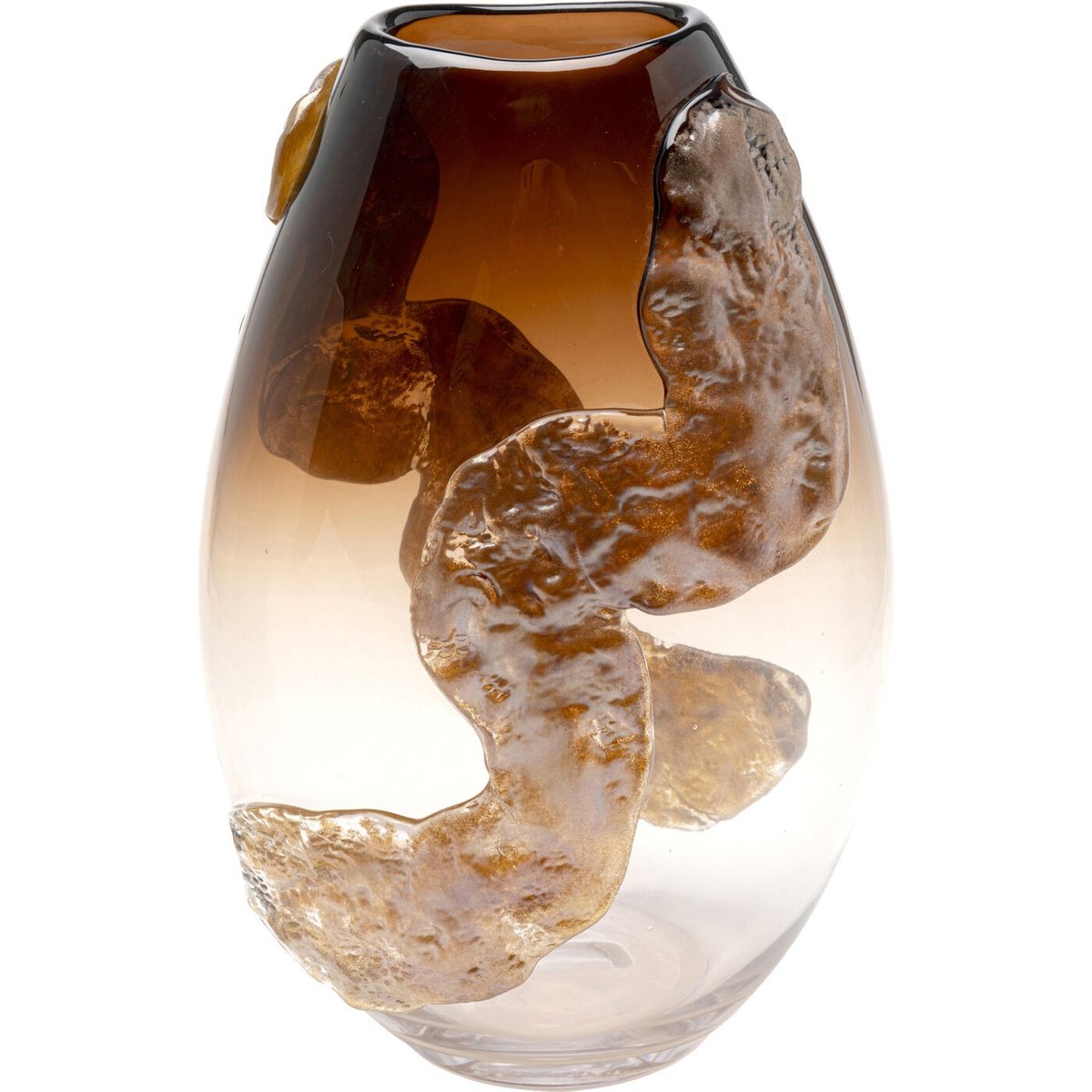 Vase en verre texturé, PICO marron, KARE DESIGN