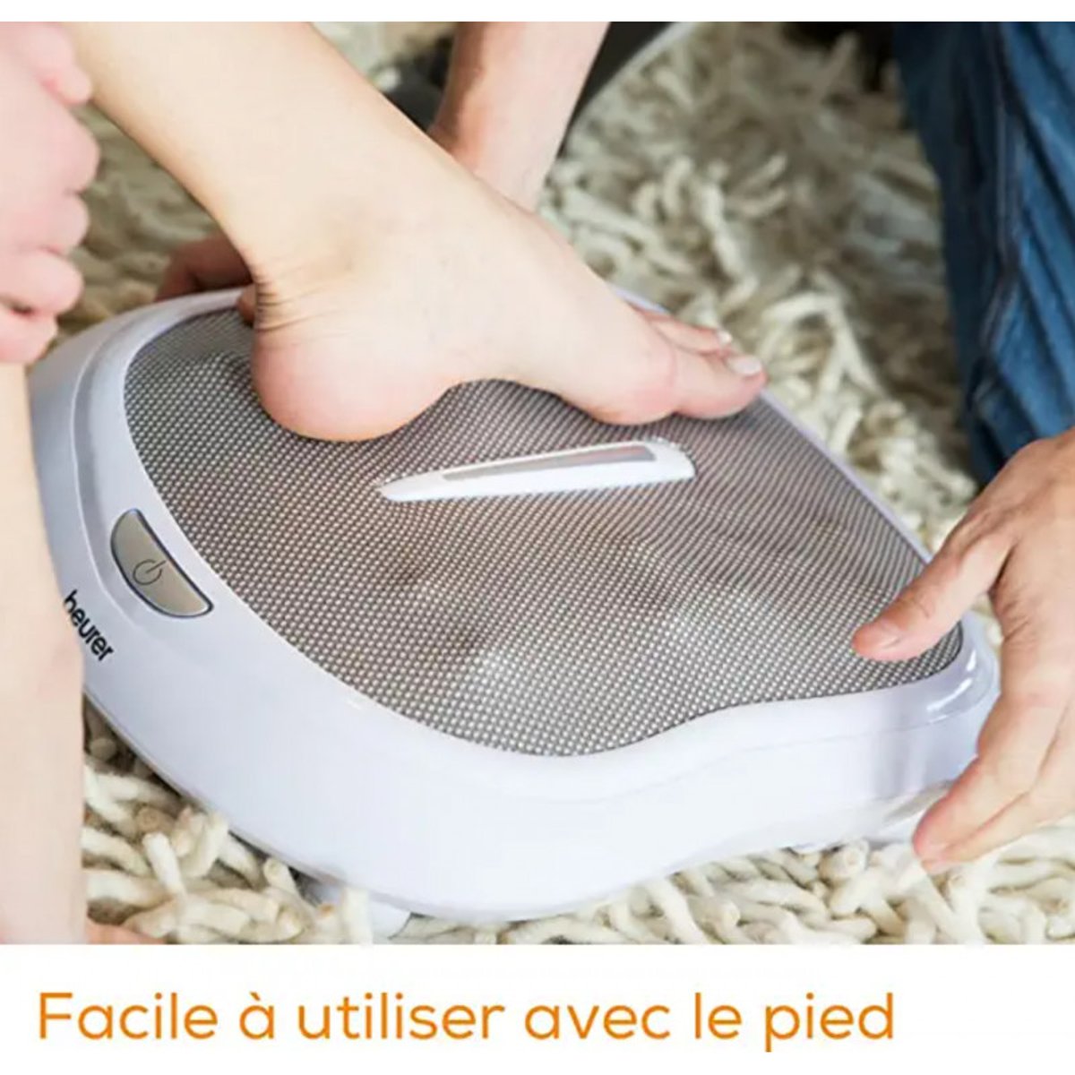 Appareil de massage des pieds shiatsu - Beurer - FM 60 blanc, BEURER