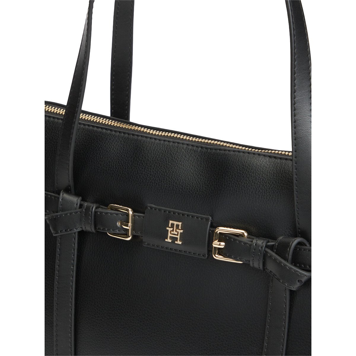 Sac à main, BUCKEL TOTE noir, TOMMY HILFIGER