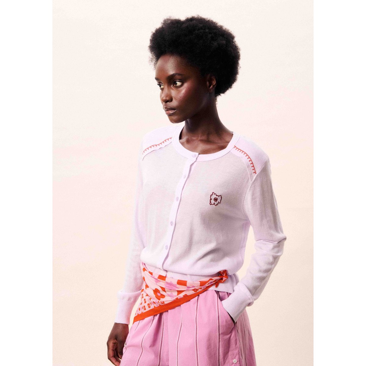 Cardigan KATINKA violet lilas, FRNCH