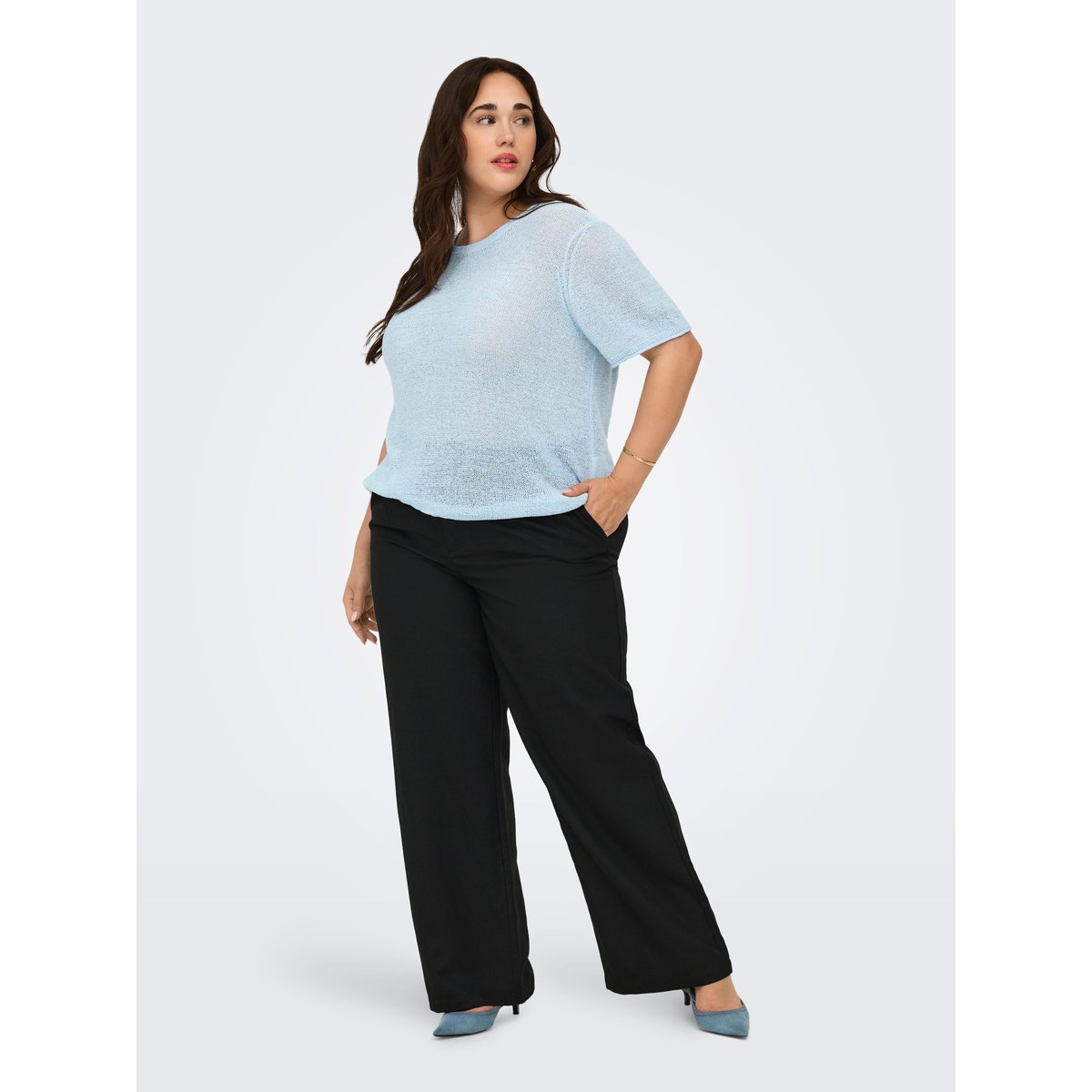 Top cashmere blue 1, ONLY CARMAKOMA