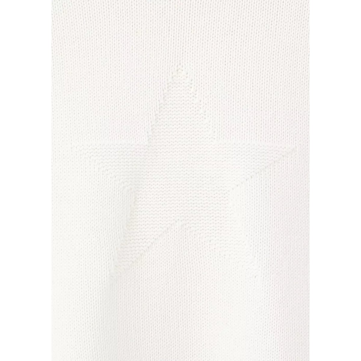 Pull-over maille étoile blanc cassé, MANGO KIDS