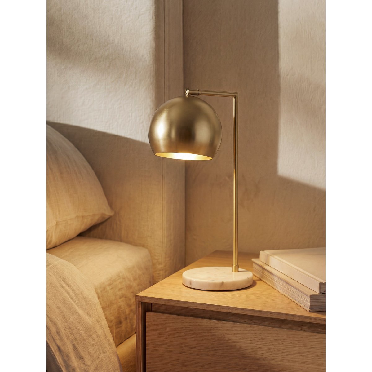 Lampe de table Métal - METT doré, KENAY