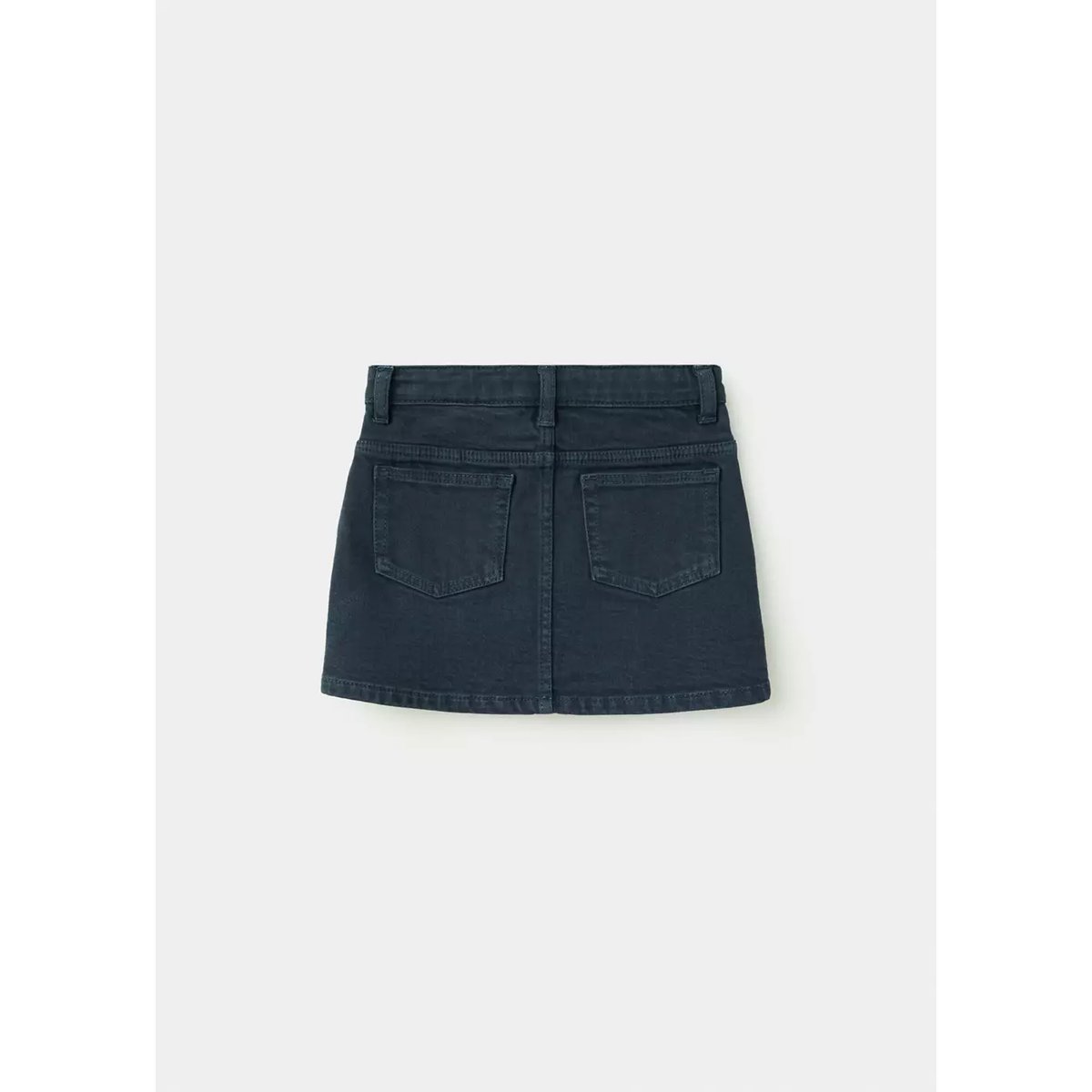 Jupe en jean à poches bleu marine, MANGO BABY