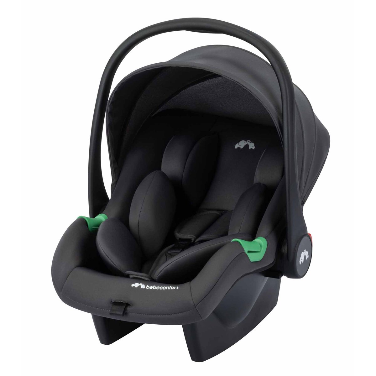 BEBECONFORT Poussette Trio Brume avec siège auto i-Size mineral graphite, BEBECONFORT