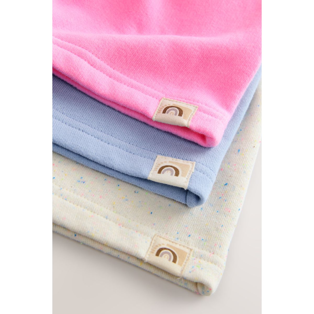 Ensemble short, lot de 3 bleu/rose/avoine, NEXT