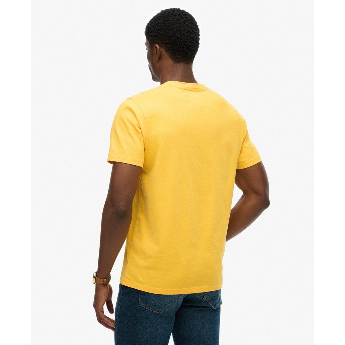 T-shirt Lo-fi Outdoors Chest utah doré, SUPERDRY