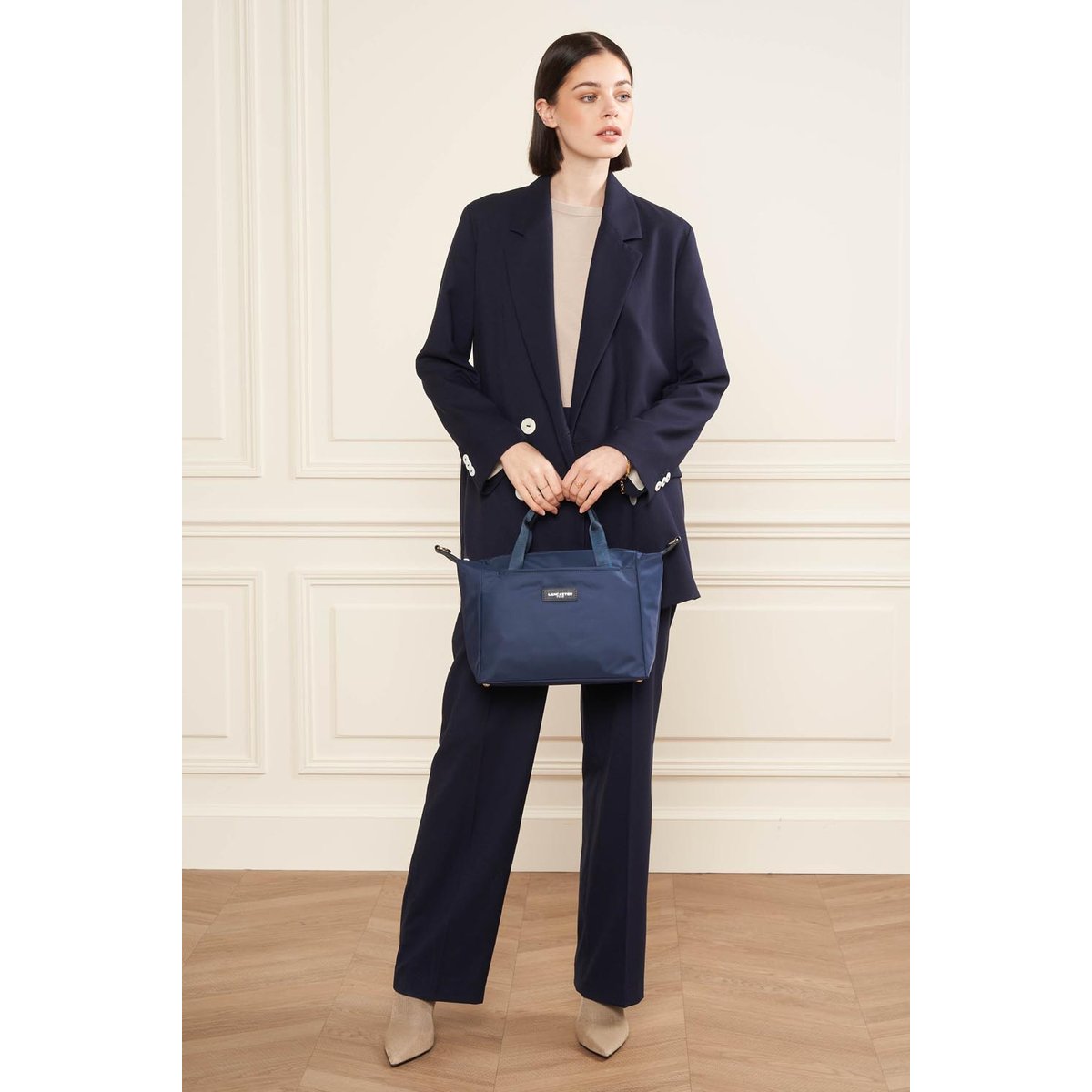 Sac à main BASIC VITA bleu foncé, LANCASTER