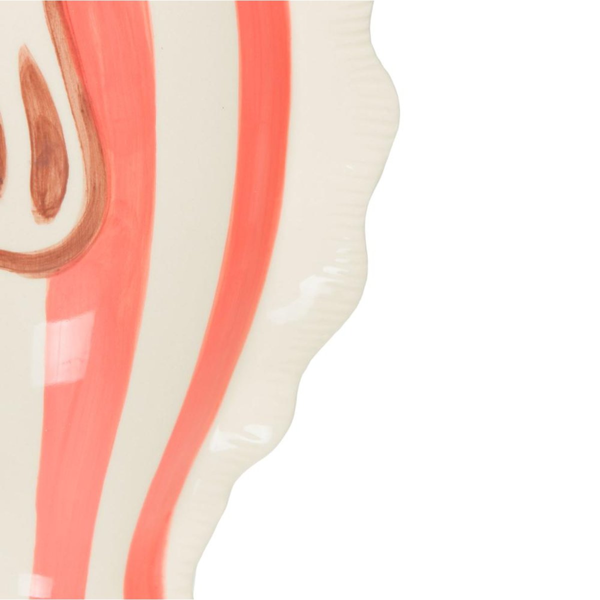 Vase poisson crème / ivoire, AMADEUS