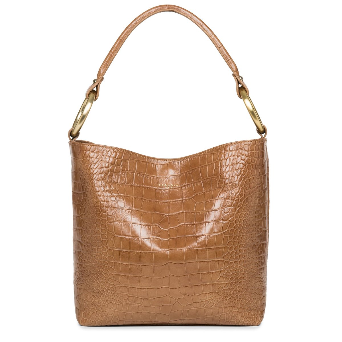 Sac Seau HANDLE CROCO camel, SEQUOIA