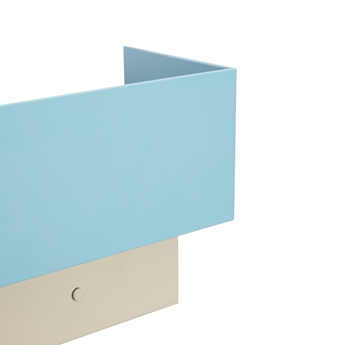 Applique murale en fer ARTE bleu/sable, HUBSCH