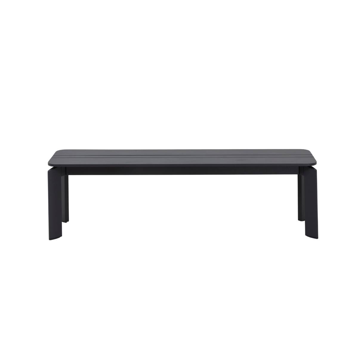 Banc de jardin en aluminium APOLLON gris, MADE IN MEUBLES 