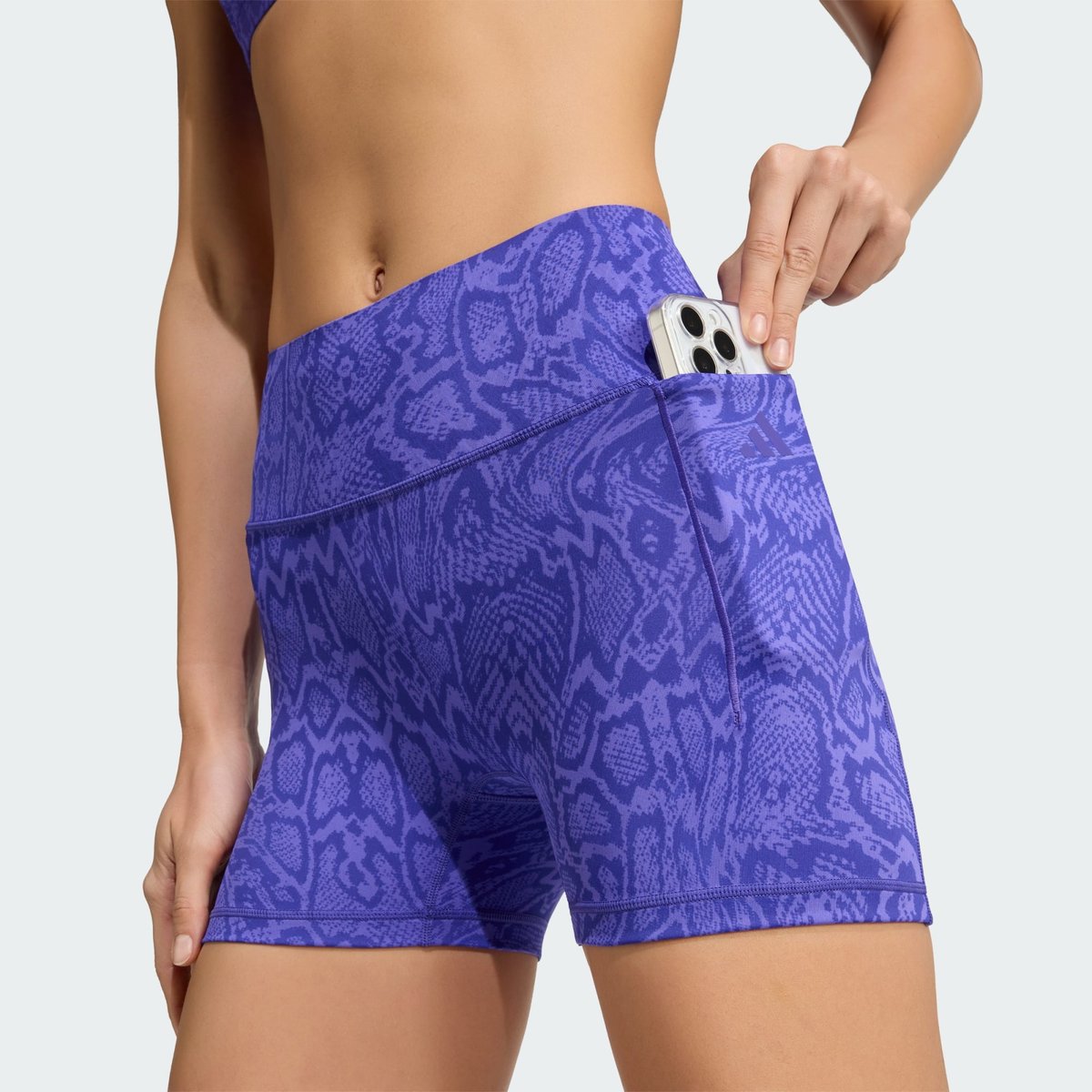 Legging Court Optimé Snake Legging Court Optimé Snake solar purple / pure purple, adidas Performance