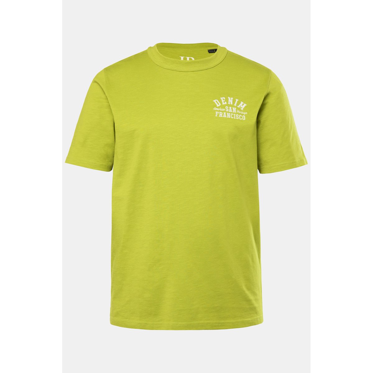 Polo manches courtes, logo brodé vert gazon, JP1880