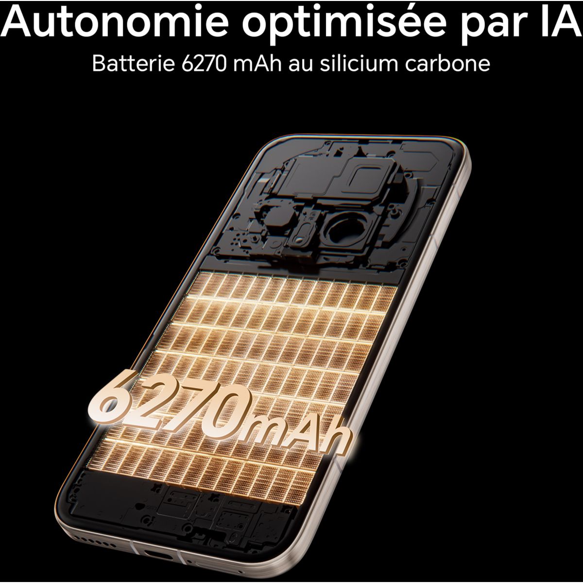 Smartphone Magic8 Pro Noir 512Go 5G couleur unique, HONOR
