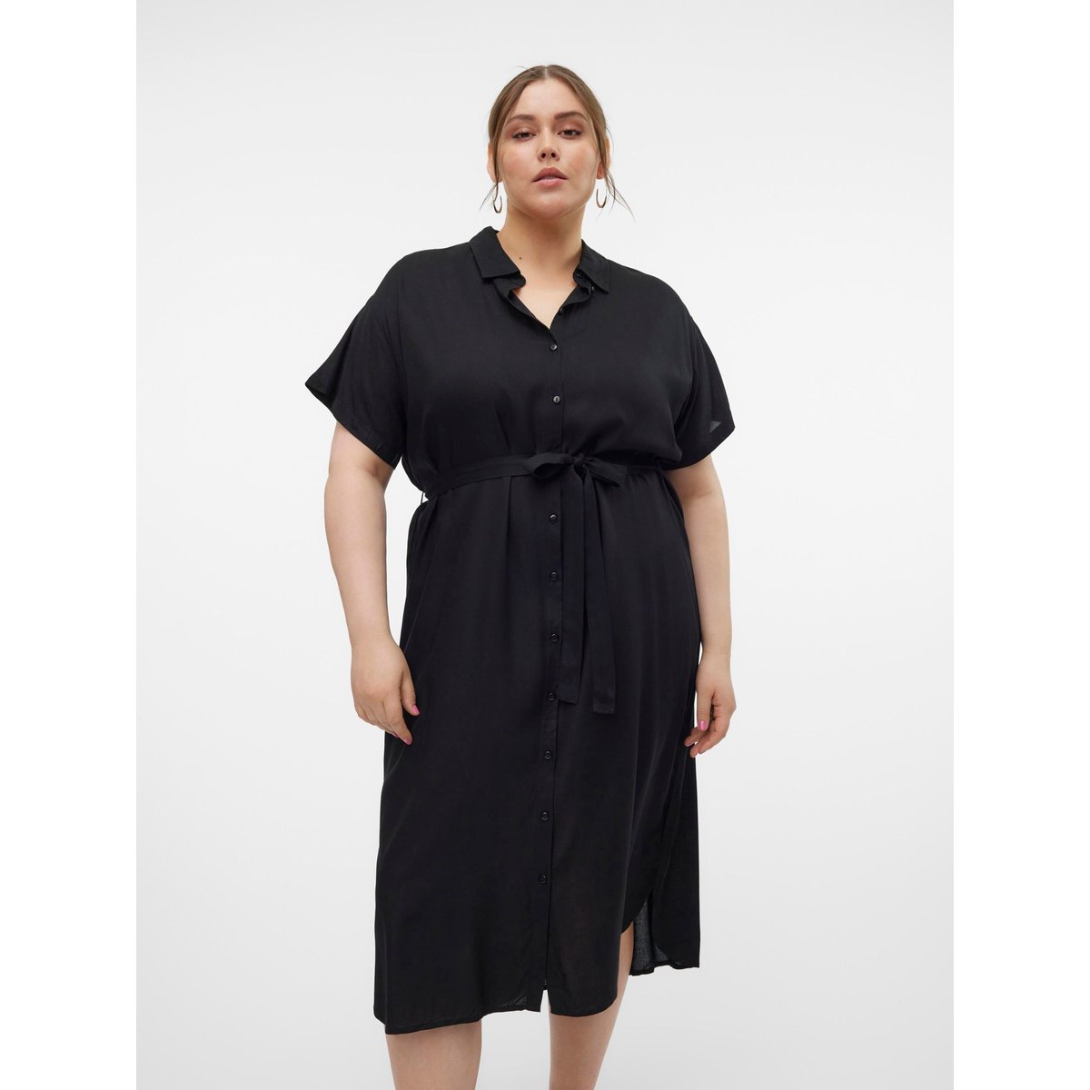 Robe Chemise noire - black, VERO MODA