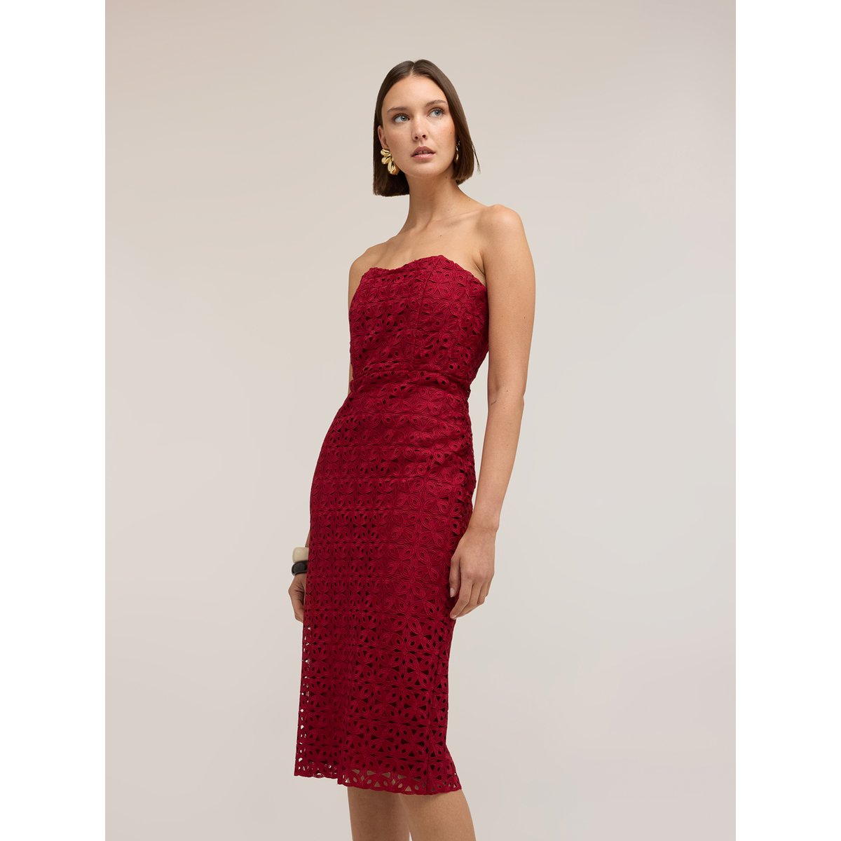 Robe fourreau burgundy, MOTIVI