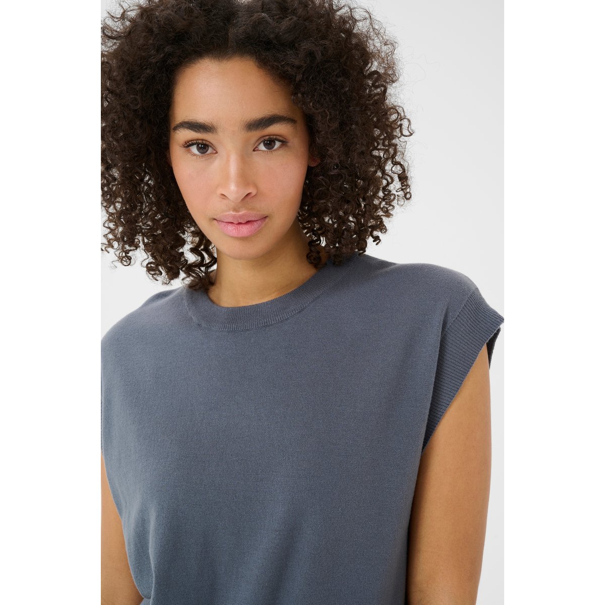 Waistcoat gris turbulence, KAFFE