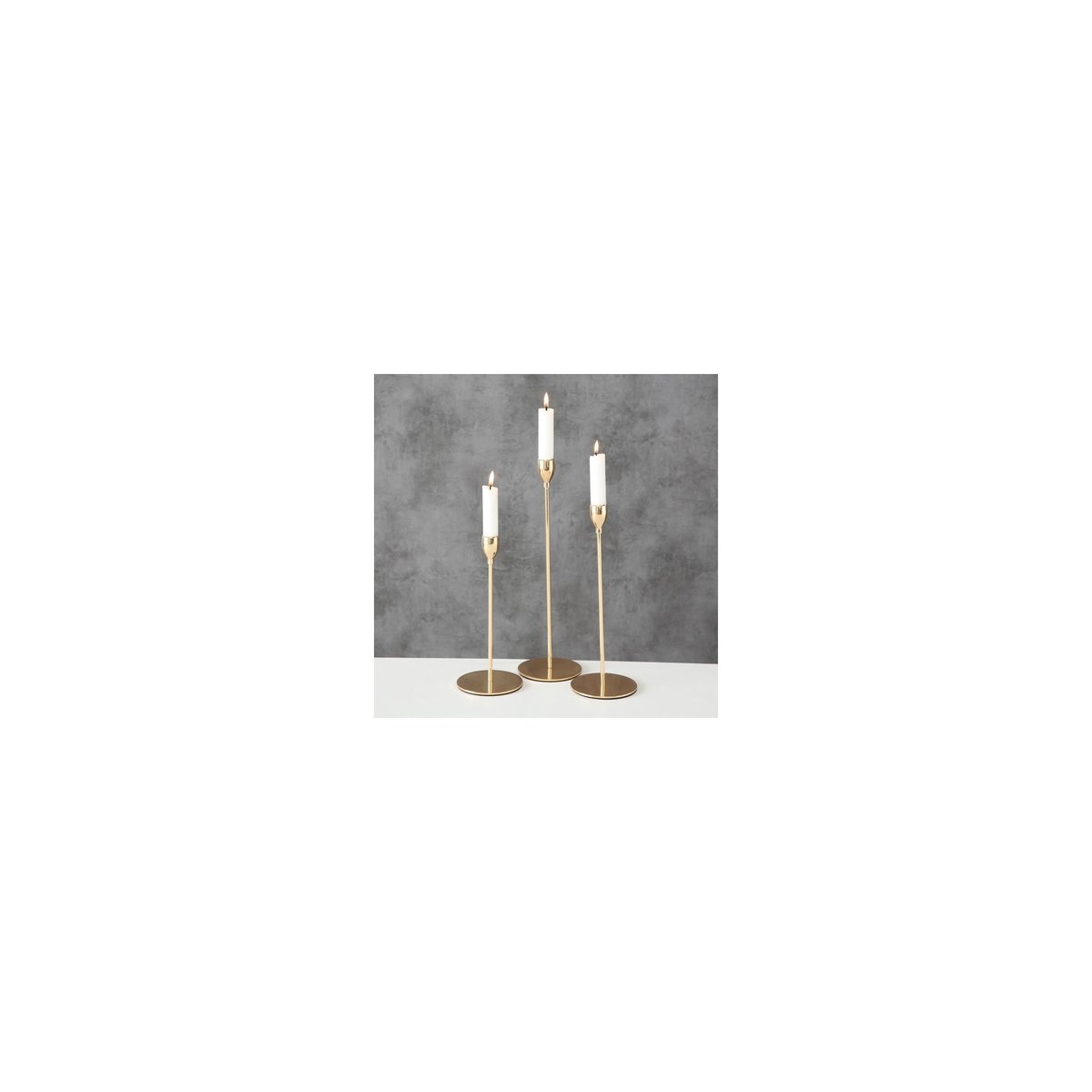 Set de 3 Chandeliers de Table Dorés doré, WADIGA