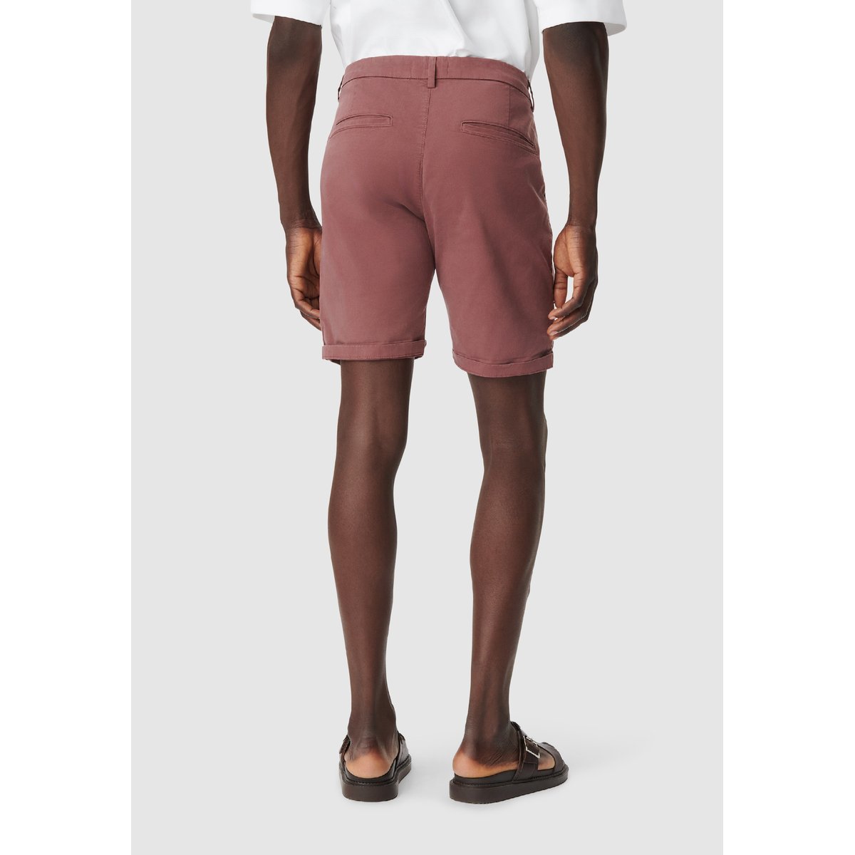 Bermuda chino slim roux, IKKS
