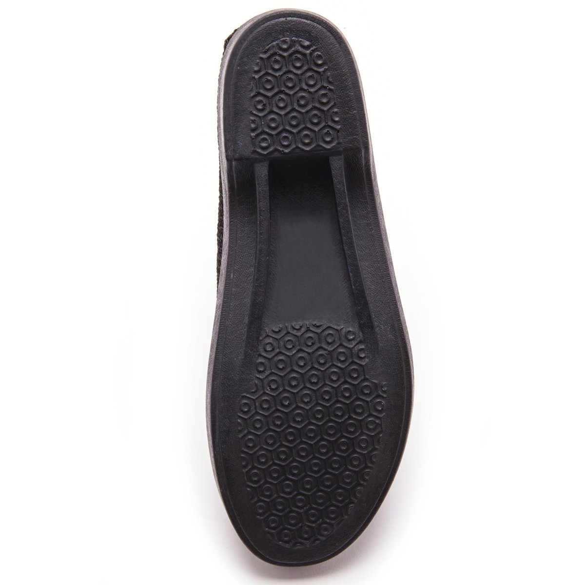 Ballerines Au Dessus Tricoté noir, PEDICONFORT