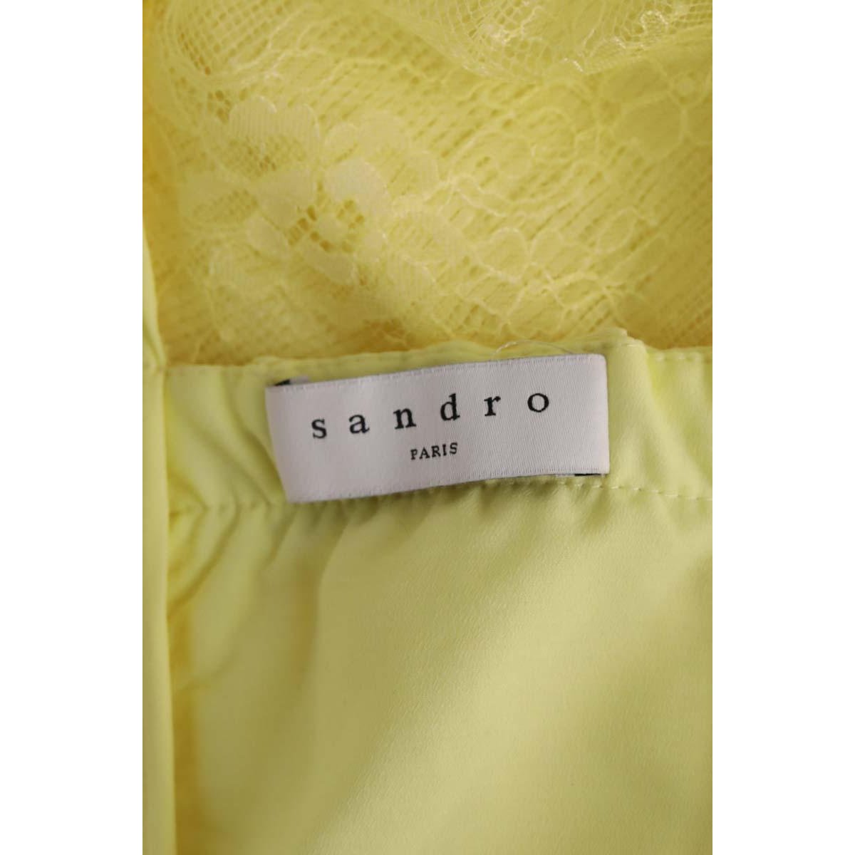 Robe - Très Bon État jaune, SANDRO