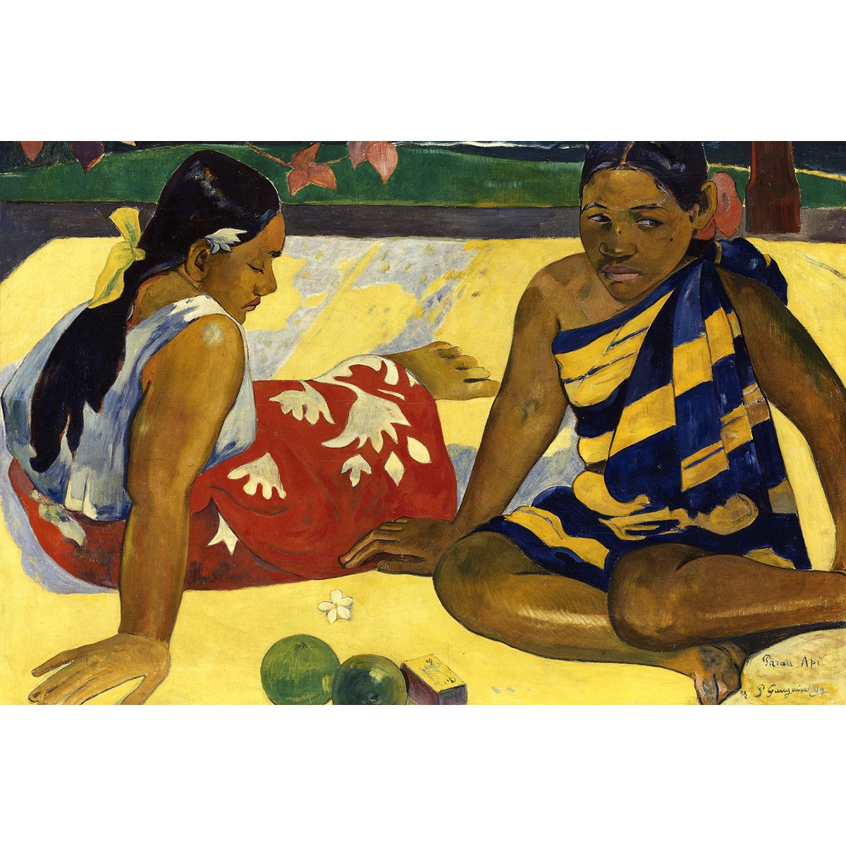 Tableau célèbre Paul Gauguin - Parau api tableau alu dibond, HEXOA