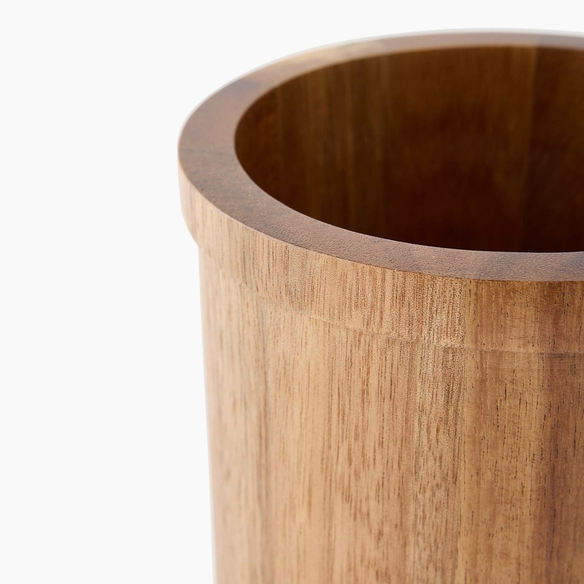 Pot à ustensiles, bois d'acacia bois, MONOPRIX