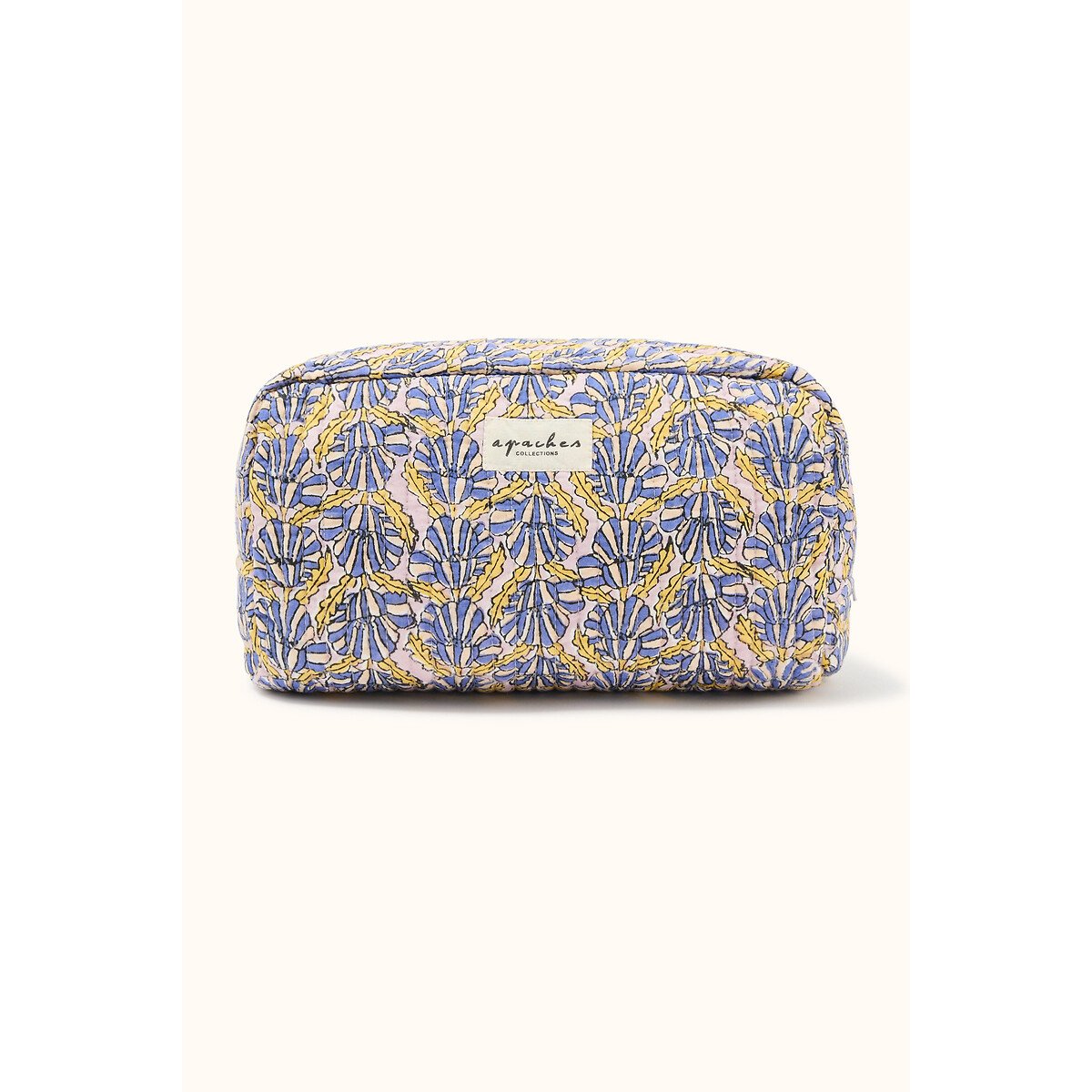 Grande trousse a stampa floreale, GAYANE lilla, APACHES COLLECTIONS