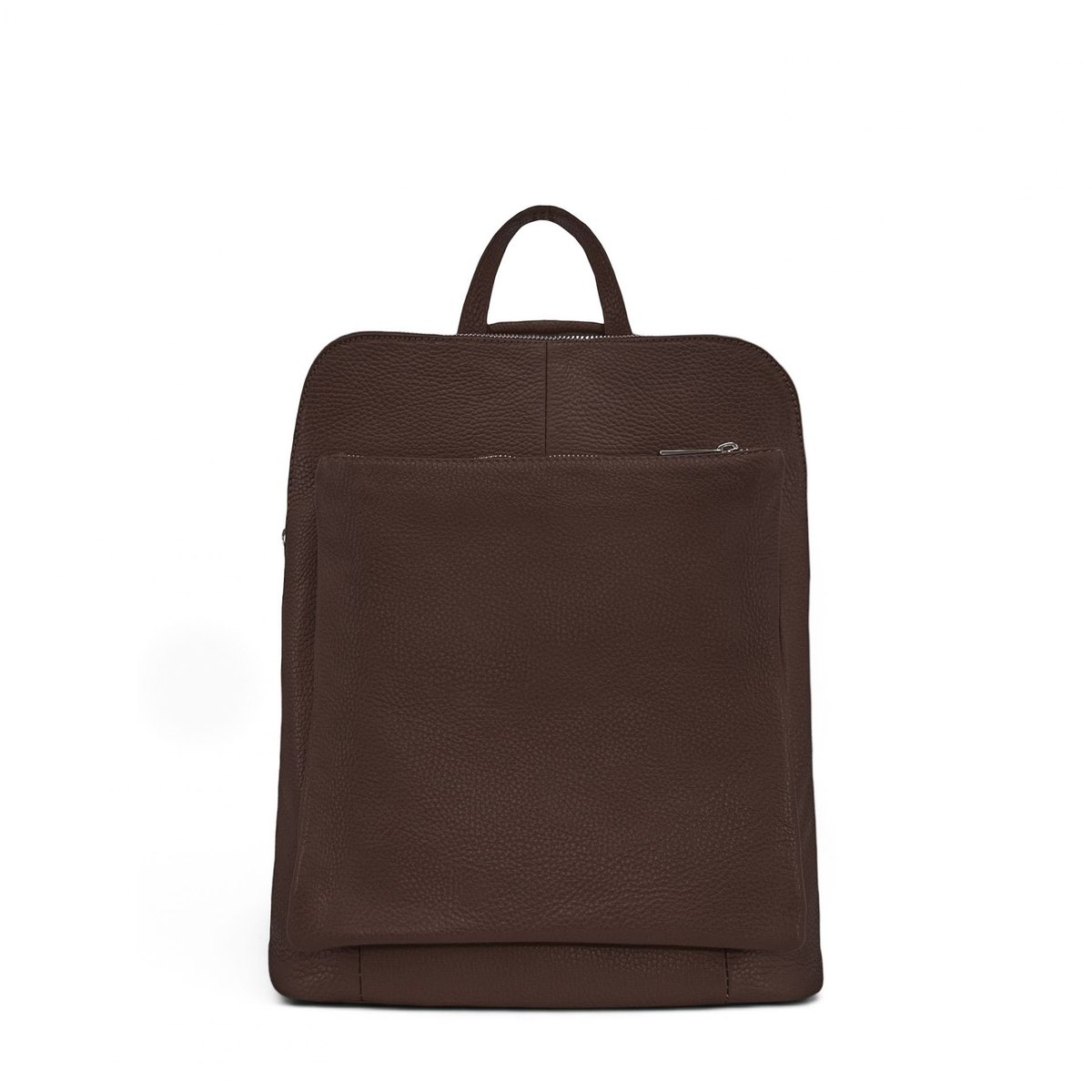 Sac à dos en cuir italien CORFOU chocolat, OH MY BAG