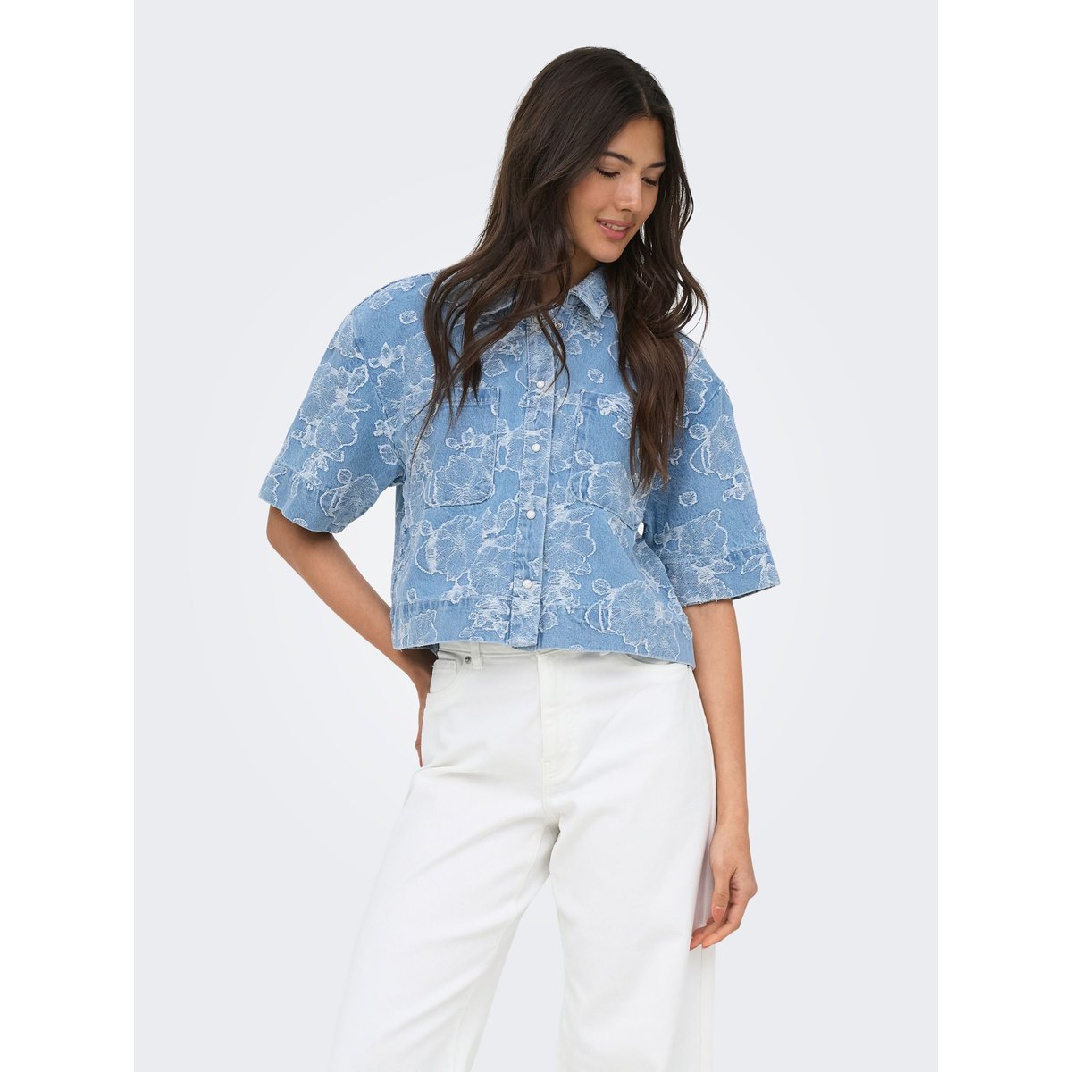 Chemise En Denim light blue denim, ONLY