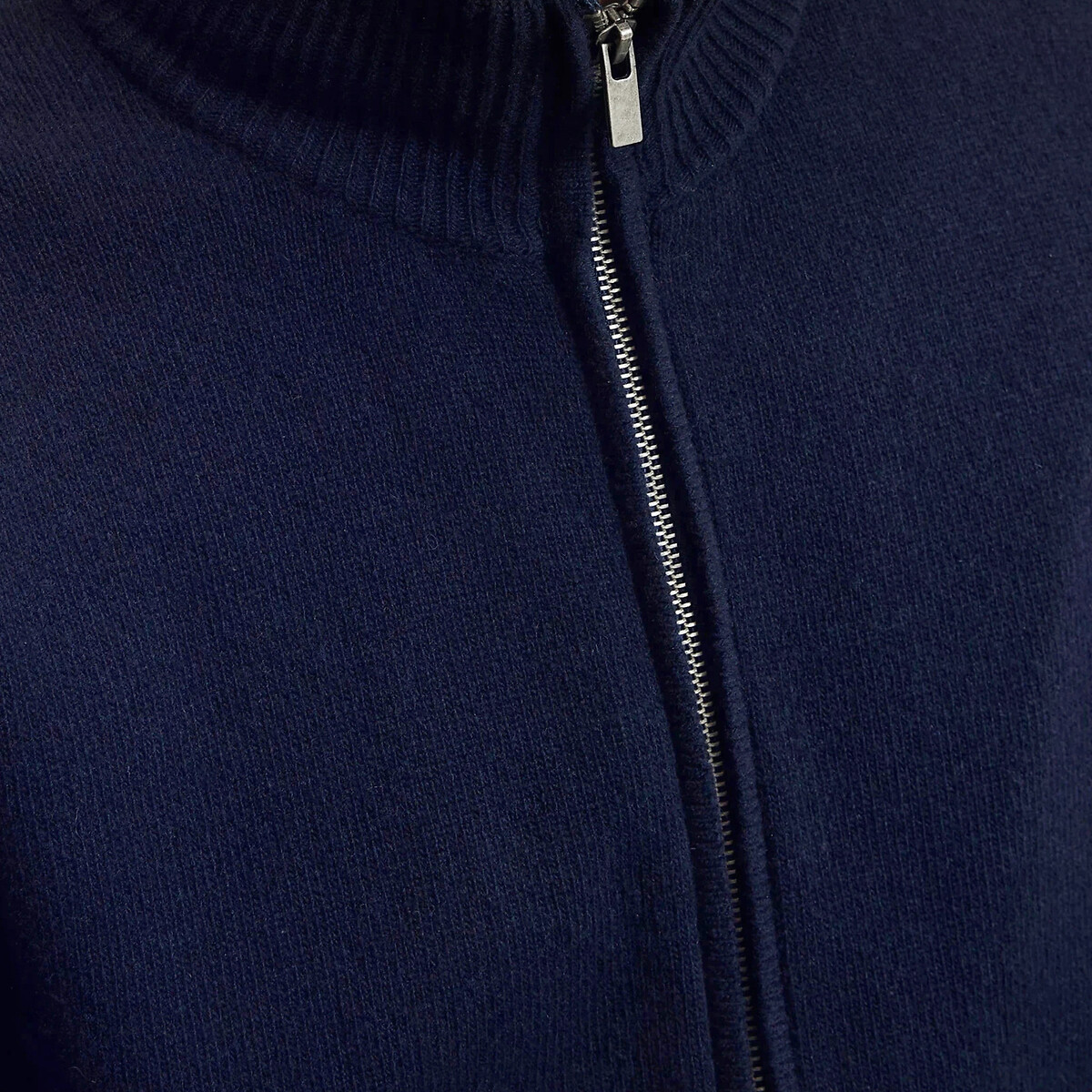 Gilet in lana d'agnello blu marino, LA REDOUTE COLLECTIONS