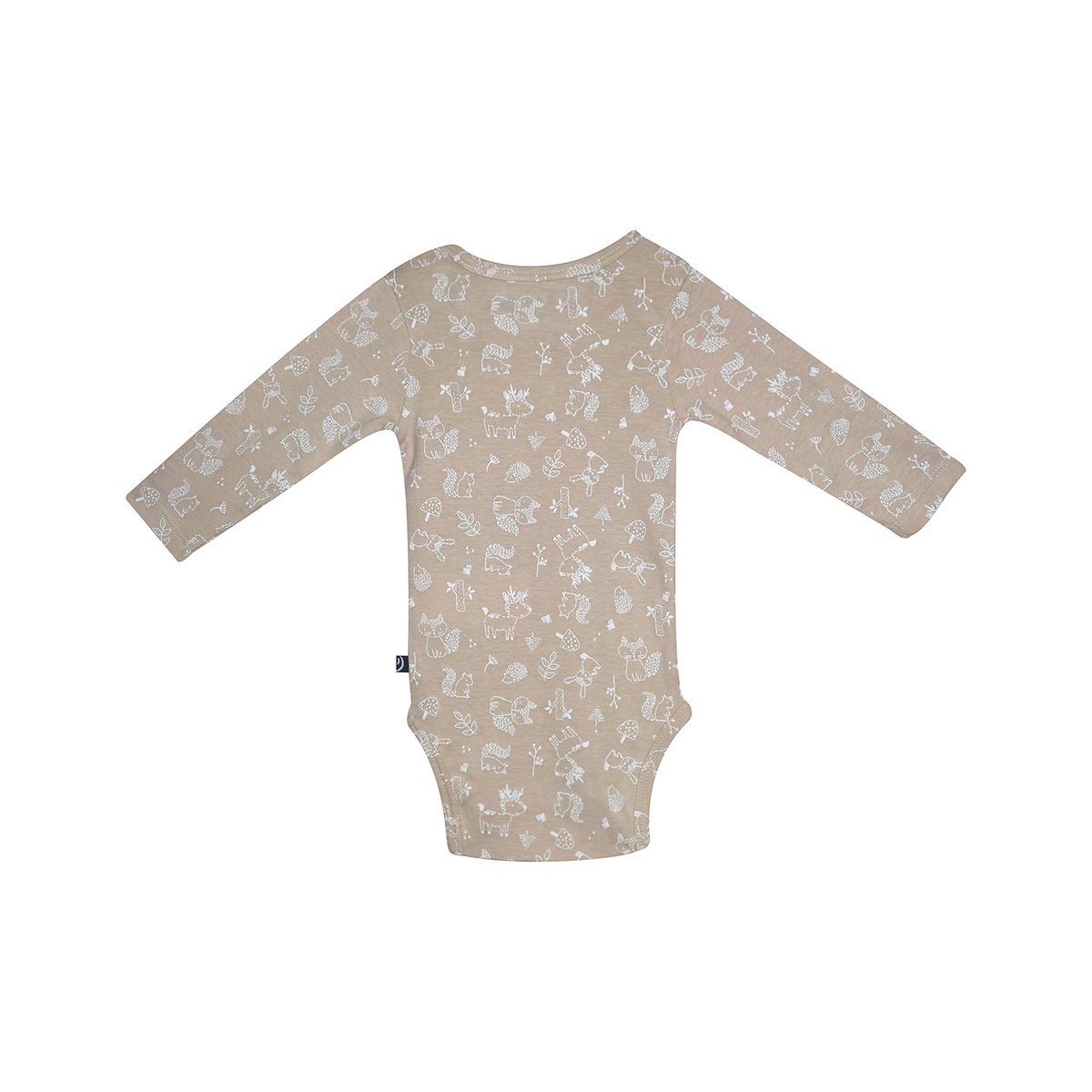 Lot de 3 bodies pantxo manches longues beige, SUCRE D'ORGE
