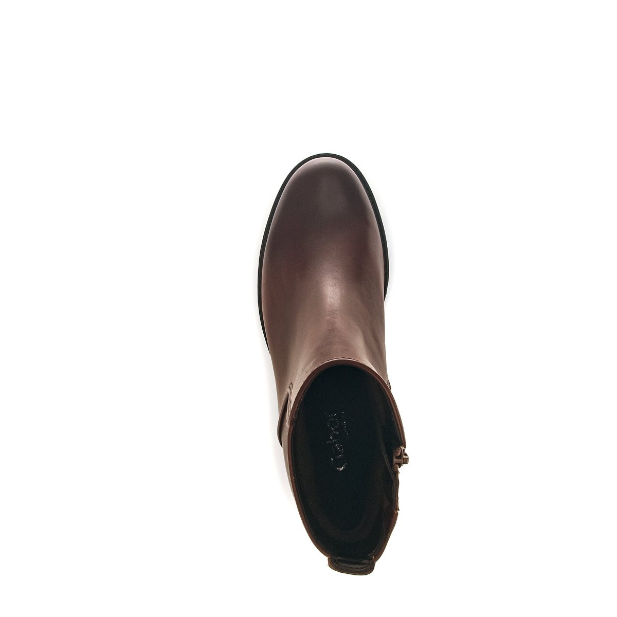 Bottines en cuir à talon décroché sattel, GABOR