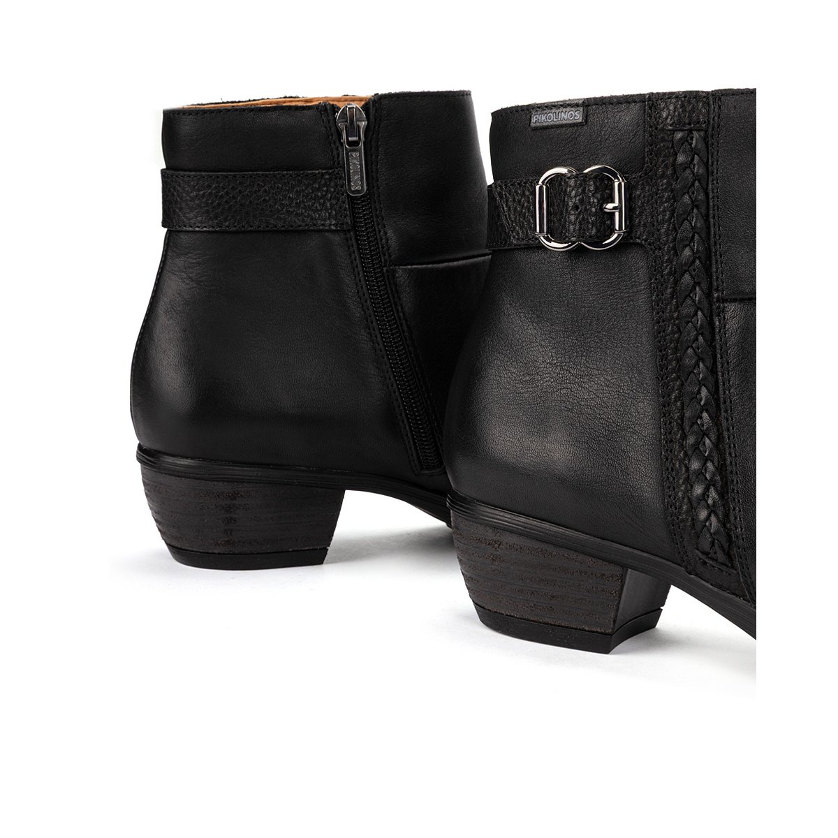 Bottines à talon cuir Utiel black, PIKOLINOS
