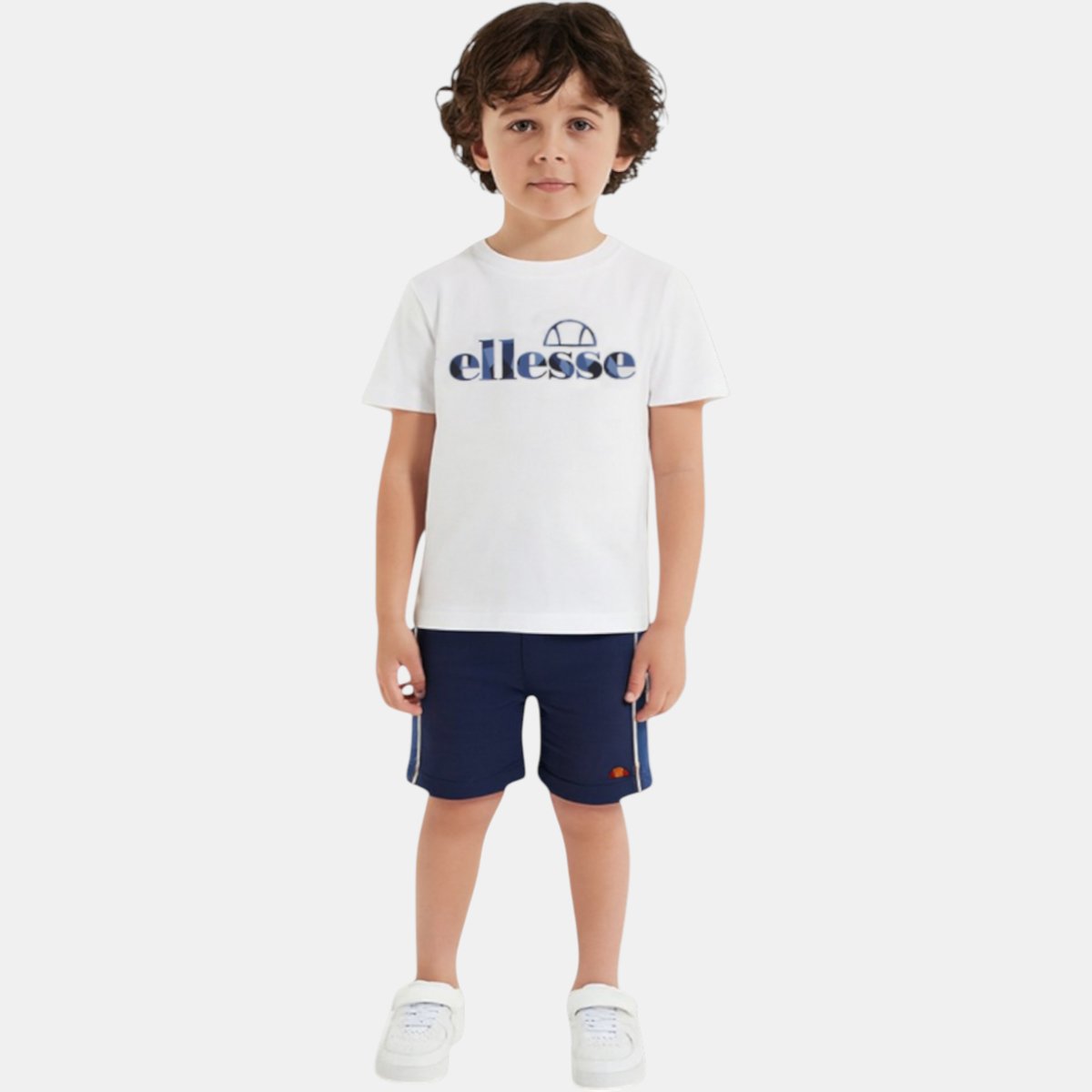 Lot de 2 t-shirts manches courtes et short RÉCRÉ bleu marine, ELLESSE