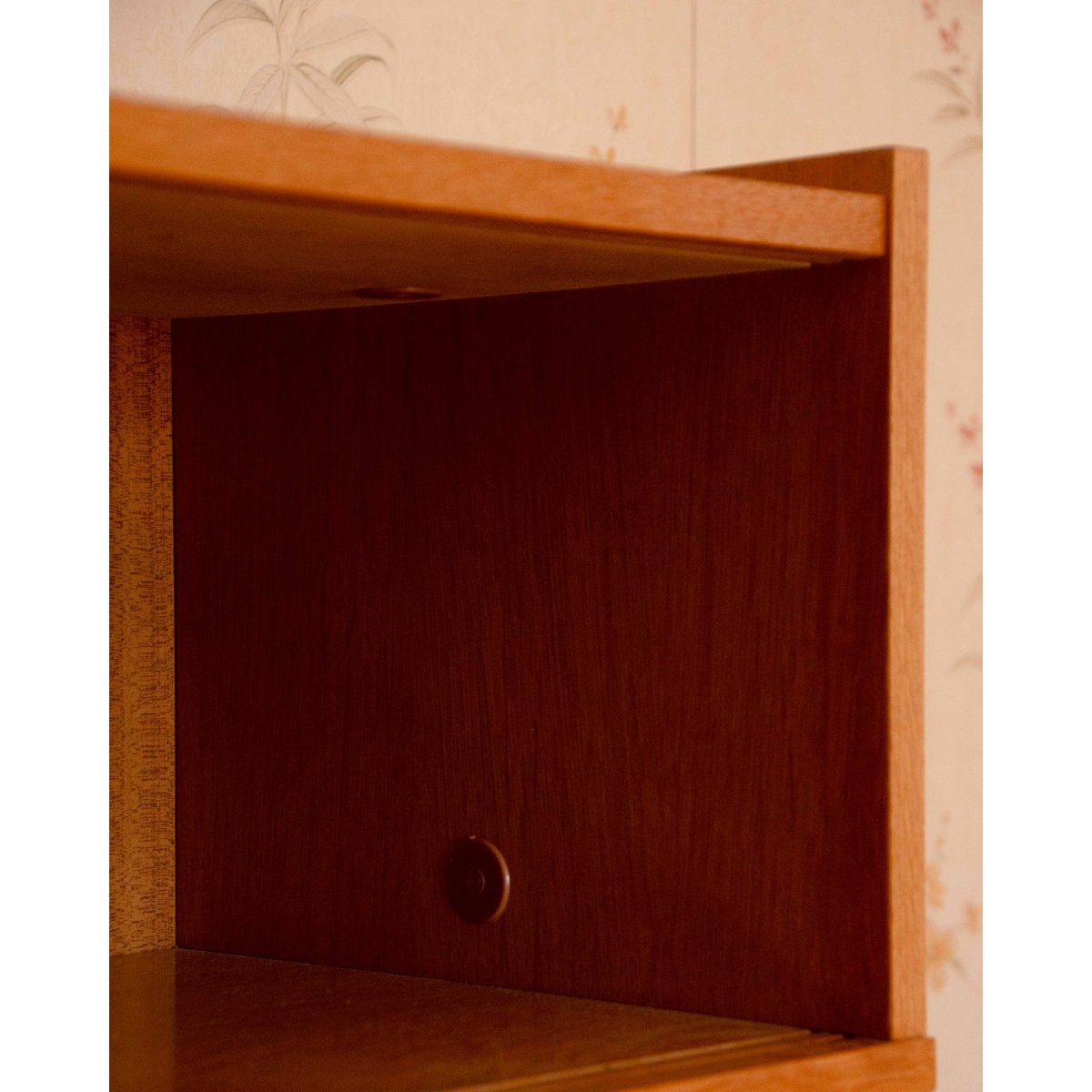 Bibliothèque vitrée contemporaine Madeleine N°740 - Bon état bois clair, DEBONGOUT