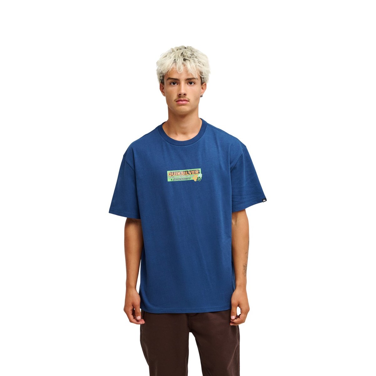 T-Shirt manches courtes SPECIALIZE bleu dark denim, QUIKSILVER
