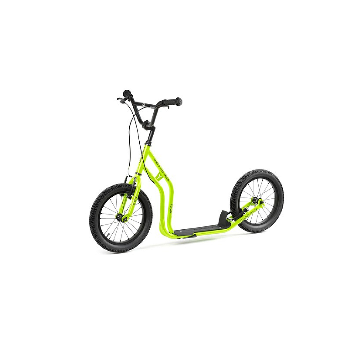 Trottinette flyk Y40 lime couleur unique, YEDOO
