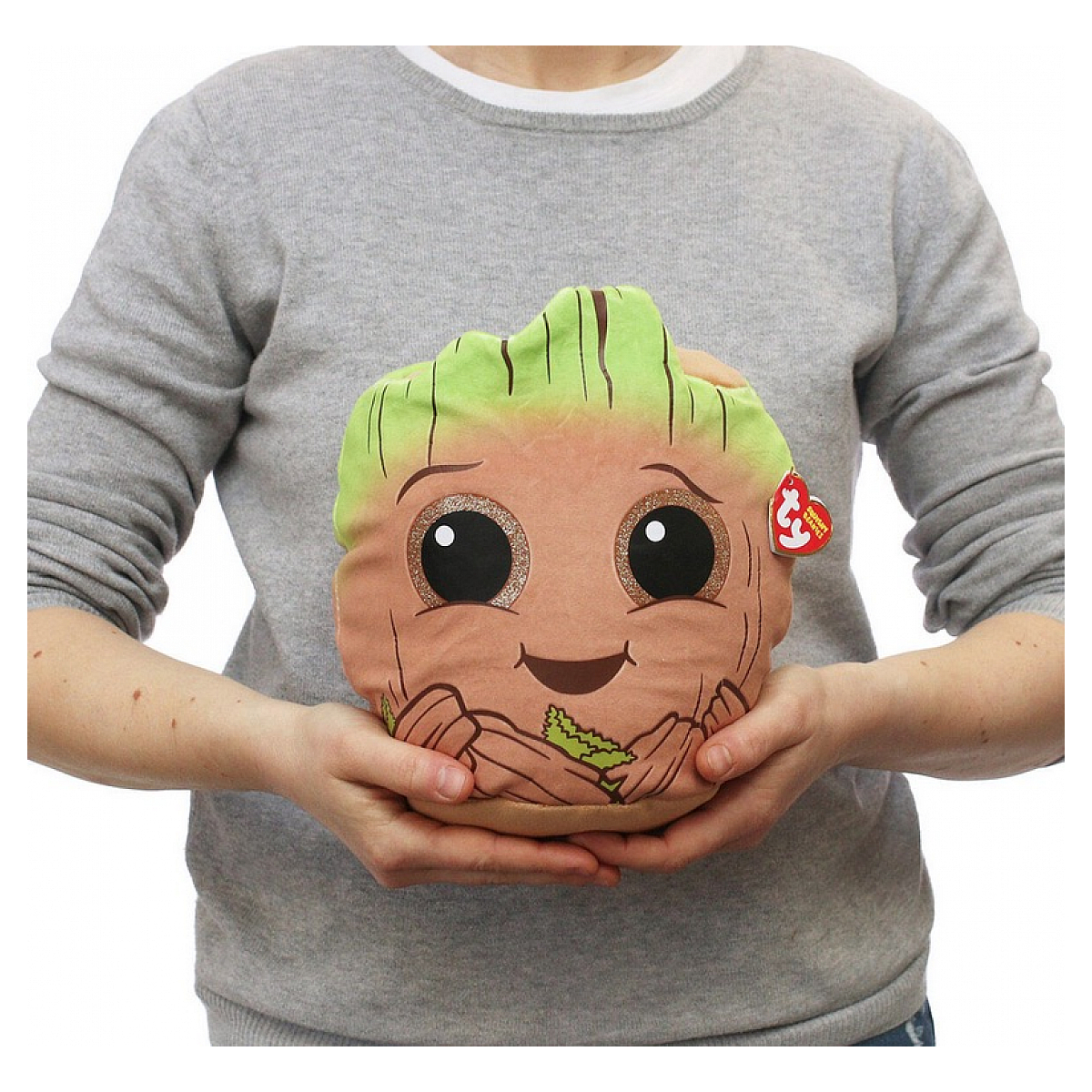 Marvel Squish a boos Small - Groot marron, TY