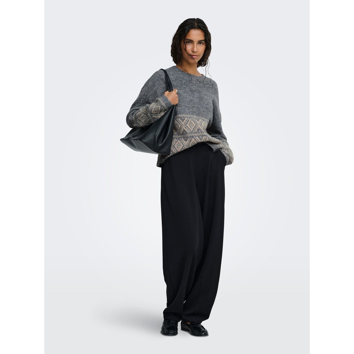 Pull En Maille dark grey melange, JDY