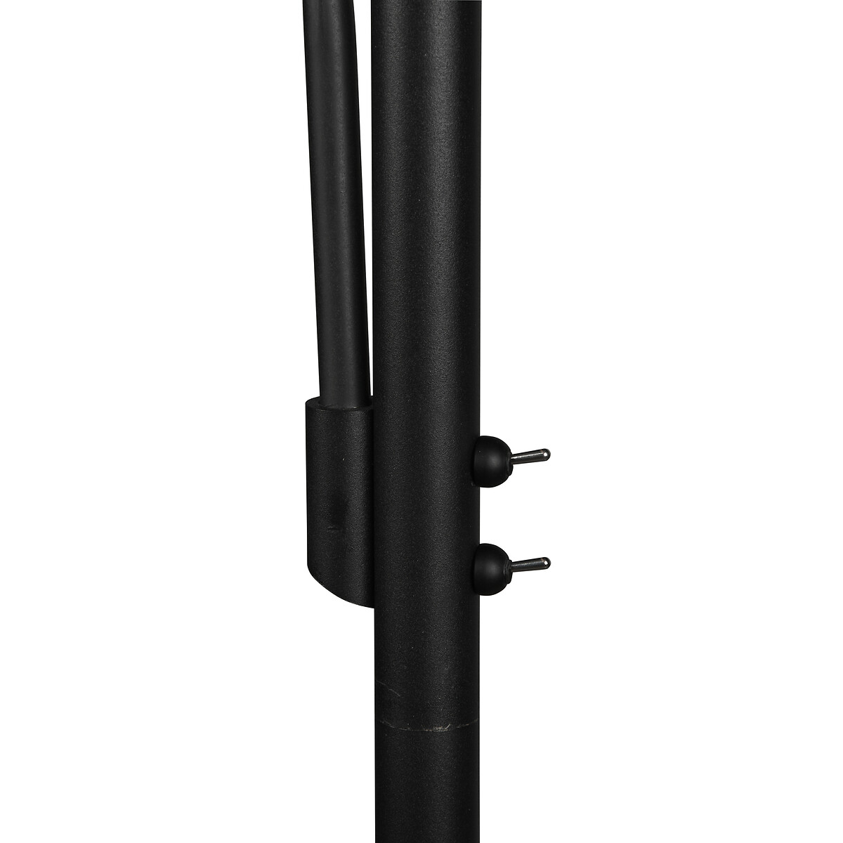 Candeeiro de pé Burton, TRIO Lighting preto/branco, TRIO LIGHTING