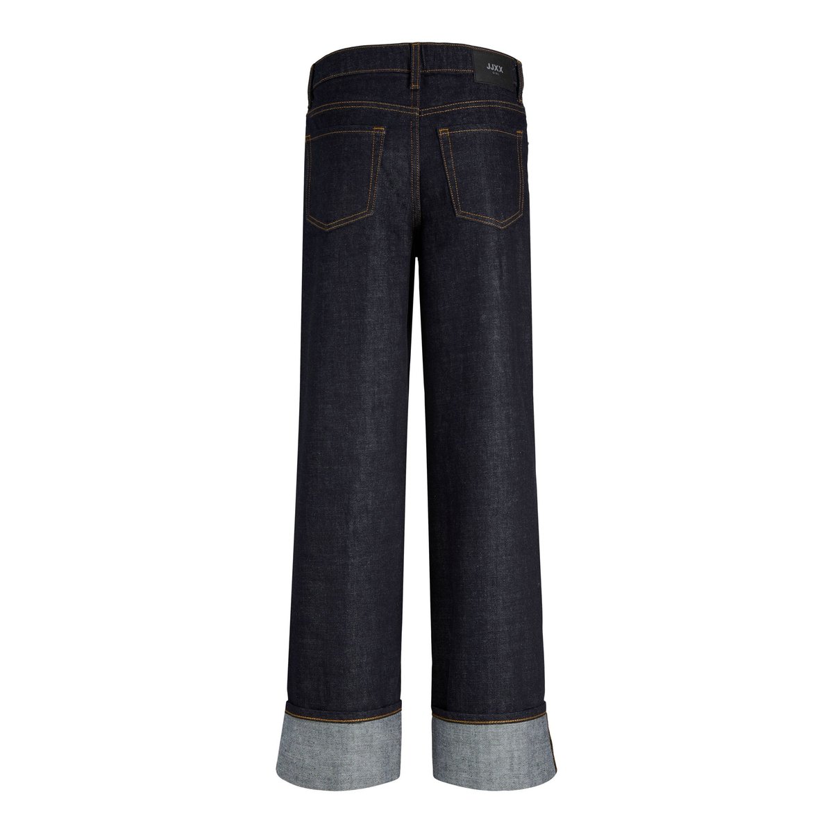 Jean À Coupe Large dark blue denim 1, JJXX